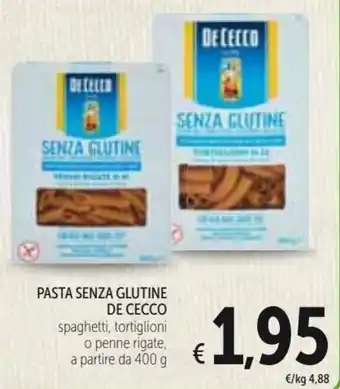 Spazio Conad De Cecco Pasta senza glutine 400 g offerta