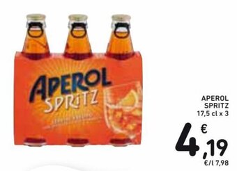 Spazio Conad Aperol Spritz 17,5 cl x 3 offerta