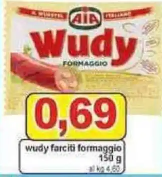 Pewex AIA Wudy Farciti Formaggio 150 g offerta