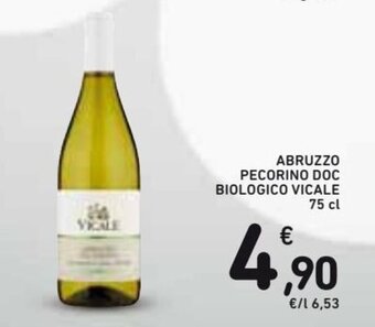 Abruzzo Pecorino doc Biologico Vicale 75 cl