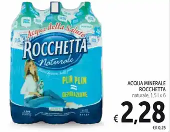 Spazio Conad Rocchetta Acqua Minerale 1,5 l x 6 offerta