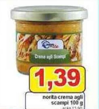 Pewex NORita Crema Agli Scampi 100 g offerta