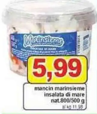 Pewex Marinsieme Mancin Insalata di Mare nat.800/500 g offerta