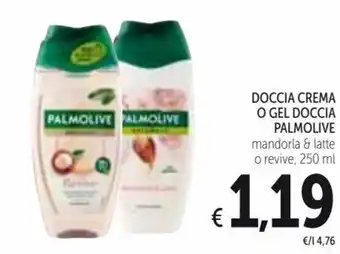 Spazio Conad Palmolive Doccia Crema o gel doccia 250 ml offerta