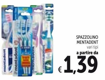 Spazio Conad Mentadent Spazzolino offerta