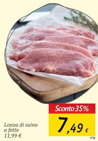 Carrefour Market Lonza di suino offerta