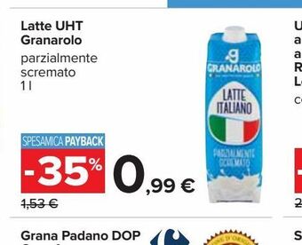 Carrefour Iper Latte uht granarolo offerta