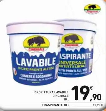 Spazio Conad Cinghiale Idropittura Lavabile 10 l offerta