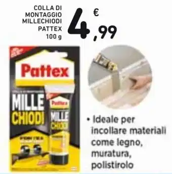 Pattex Colla di Montaggio Millechiodi 100 g