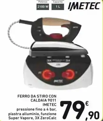 Spazio Conad Imetec Ferro da stiro con caldaia 9011 offerta