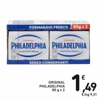 Spazio Conad Philadelphia Original 80 g x 2 offerta