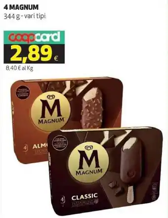 Coop 4 Magnum 344 g offerta