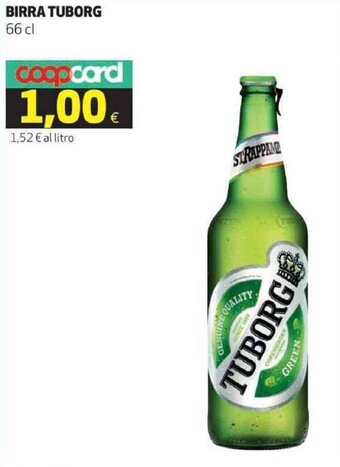 Coop Tuborg Birra 66 cl offerta