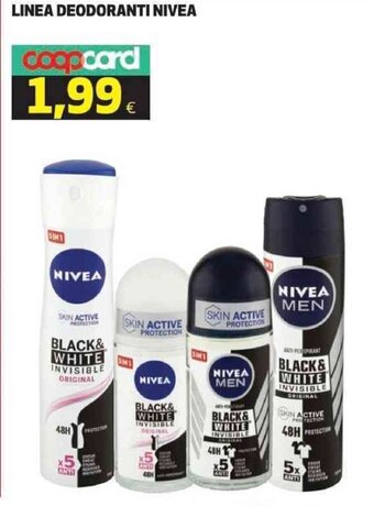 Coop Nivea Linea Deodoranti offerta