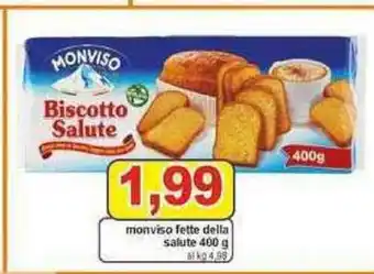 Pewex Monviso fette della Biscotto Salute offerta