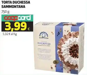 Coop Sammontana Torta Duchessa 750 g offerta