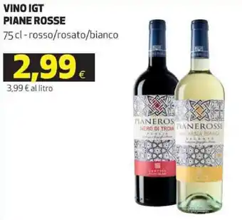 Coop Piane Rosse Vino Igt 75 cl offerta