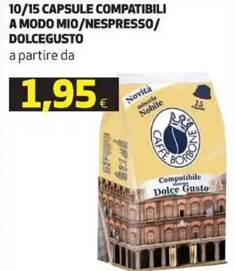 Coop 10/15 Capsule Compatibili a modo mio/nespresso/dolcegusto offerta
