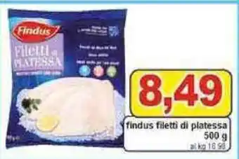 Pewex Findus filetti di platessa 500g offerta
