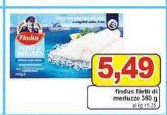 Pewex Findus filetti di merluzzo 360 g offerta
