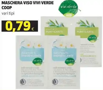 Coop Coop Maschera viso vivi verde offerta