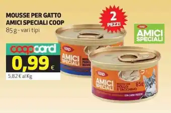 Coop Coop Mousse per gatto amici speciali 85 g offerta