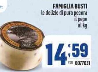 Gruppo di Palo Famiglia Busti le delizie di pura pecora il pepe al kg offerta