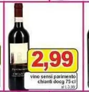 Pewex Vino Sensi Parimento Chianti DOCG 75 cl offerta