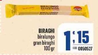Gruppo di Palo Biraghi Biralungo gran biraghi 100 gr offerta