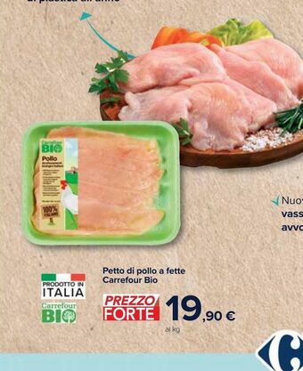 Carrefour Iper Petto di pollo a fette carrefour bio offerta