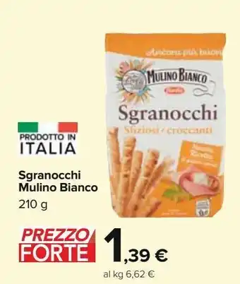 Carrefour Iper Sgrancchi mulino bianco 210 g offerta