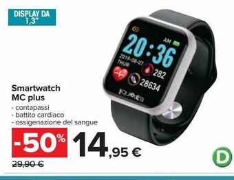 Carrefour Iper Smartwatch mc plus offerta