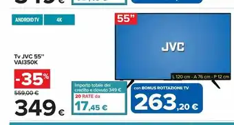 Carrefour Iper Tv jvc 55 '''vai350k offerta