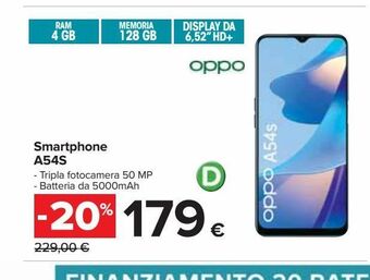 Carrefour Iper Smartphone a54s oppo offerta