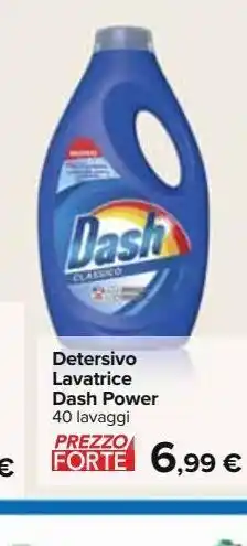 Carrefour Iper Detersivo lavatrice dash power 40 lavaggi offerta