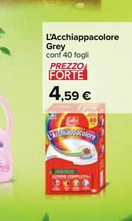 Carrefour Iper L'acchiappacolore grey 40 fogli offerta