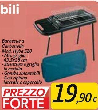Carrefour Market Barbecue a carbonella mod.hyba s20 offerta