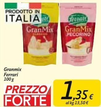 Carrefour Market Granmix ferrari offerta