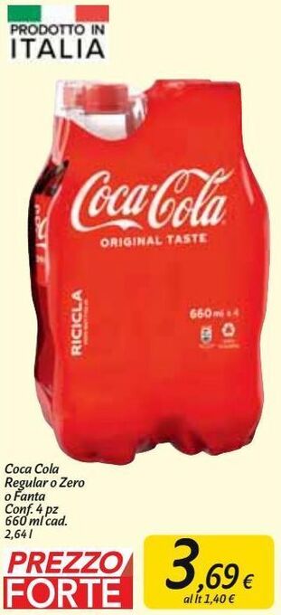 Carrefour Market Coca cola regular o zero o fanta offerta