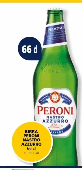 Il Gigante Birra peroni nastro azzurro 66 cl offerta