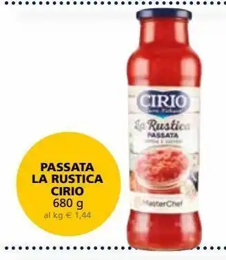 Il Gigante Passata la rustica cirio 680 g offerta