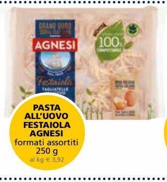 Il Gigante Pasta all'uovo festaiola agnesi offerta