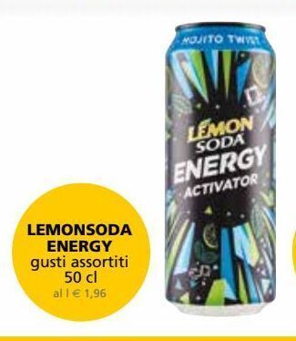 Il Gigante Lemonsoda energy gusti assortiti 50 cl offerta