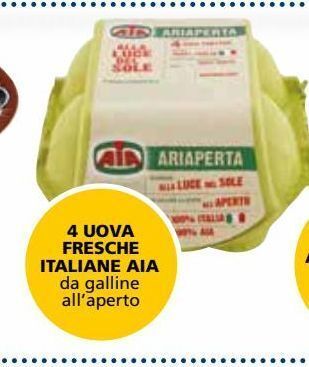 Il Gigante 4 uova fresche italiane aia offerta