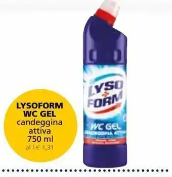 Il Gigante Lysoform wc gel candeggina attiva 750 ml offerta
