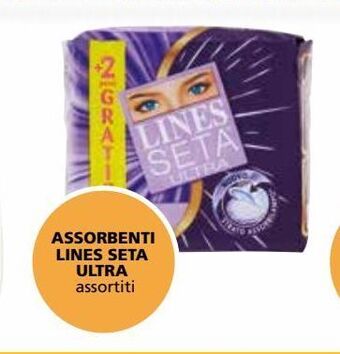 Il Gigante Assorbenti lines seta ultra offerta