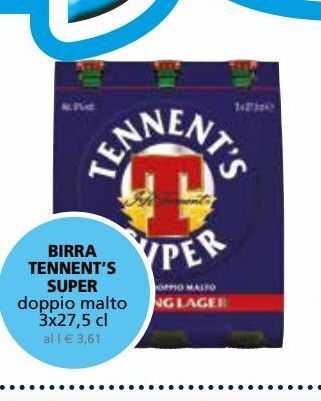 Il Gigante Birra tennent's super doppio malto offerta