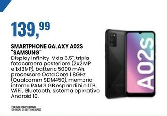 Eurospin Samsung Smartphone Galaxy A02S offerta