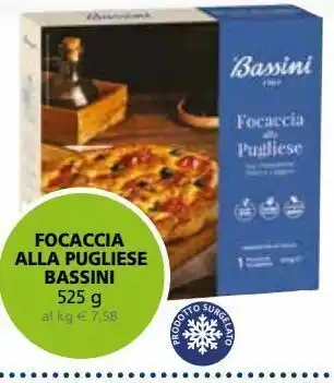 Il Gigante Focaccia alla pugliese bassini 525g offerta
