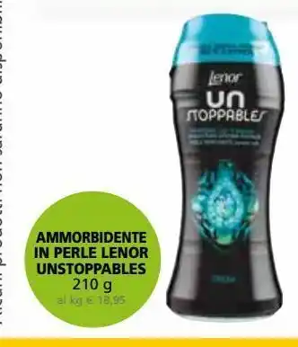 Il Gigante Ammorbidente in perle lenor unstoppaables 210g offerta